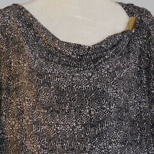 Dana Buckman Women's 3/4 Sleeve Stretch Pullover Top Size M (C830)